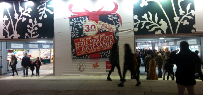 Feria Mercado de Artesanía Comunidad de Madrid navidades 2017