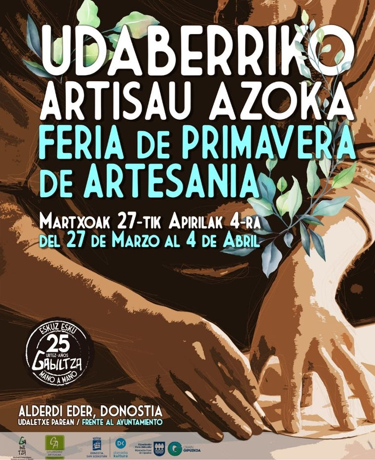 Feria de primavera de artesania en Donostia 2021