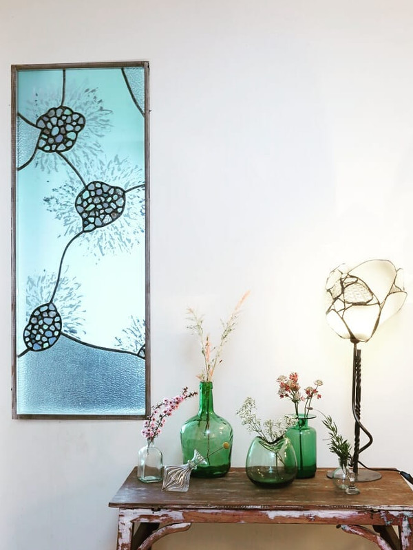 Galería productos Eskulan: lámparas, espejos, vidrieras, apliques y portaretratos