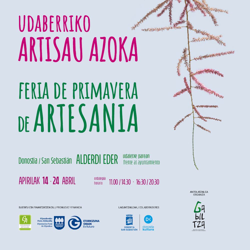 Feria de primavera de artesanía Donostia 2022 - Eskulan