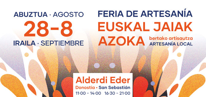 feria-de-artesania-euskal-jaiak-azoka-donostia-del-28-al-8-en-donostia-2024