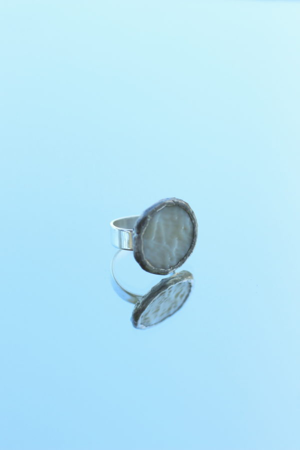 Anillo de Plata Blanco