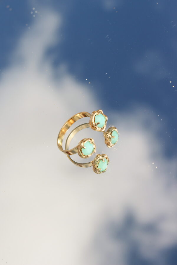 Anillo azul celeste - Imagen 2